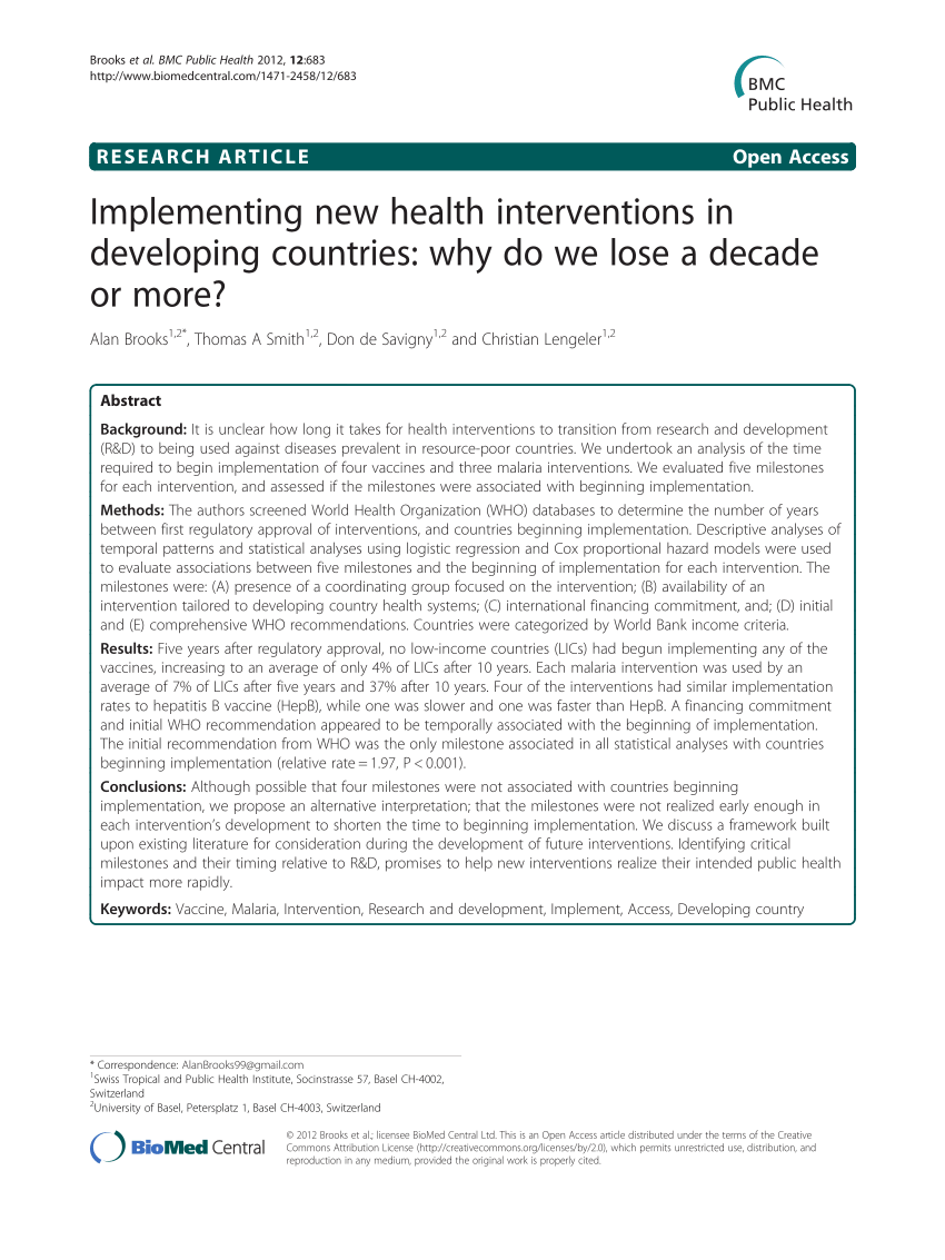 Interventions For Postpartum On Developing Countries