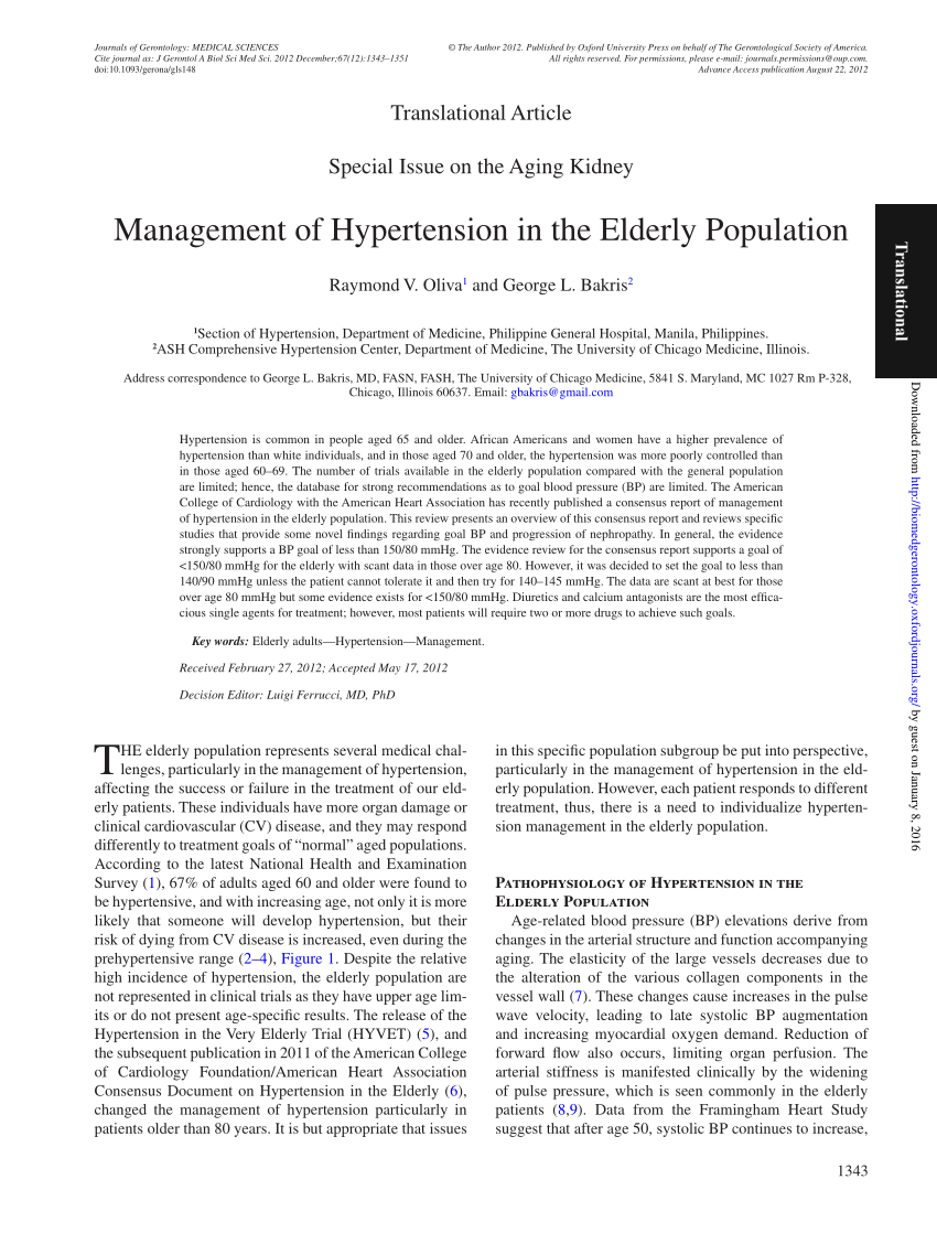 hypertension in elderly pdf)
