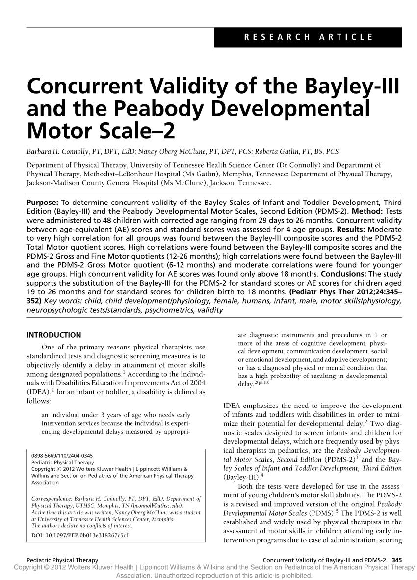 Peabody Developmental Motor Scales Chart Pdf