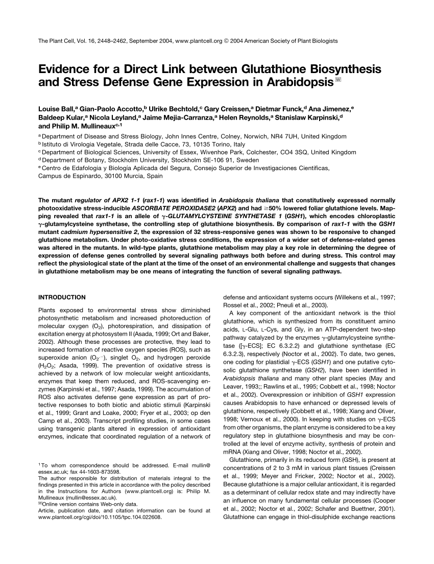 (PDF) Prognostic significance of glutathione peroxidase 2 