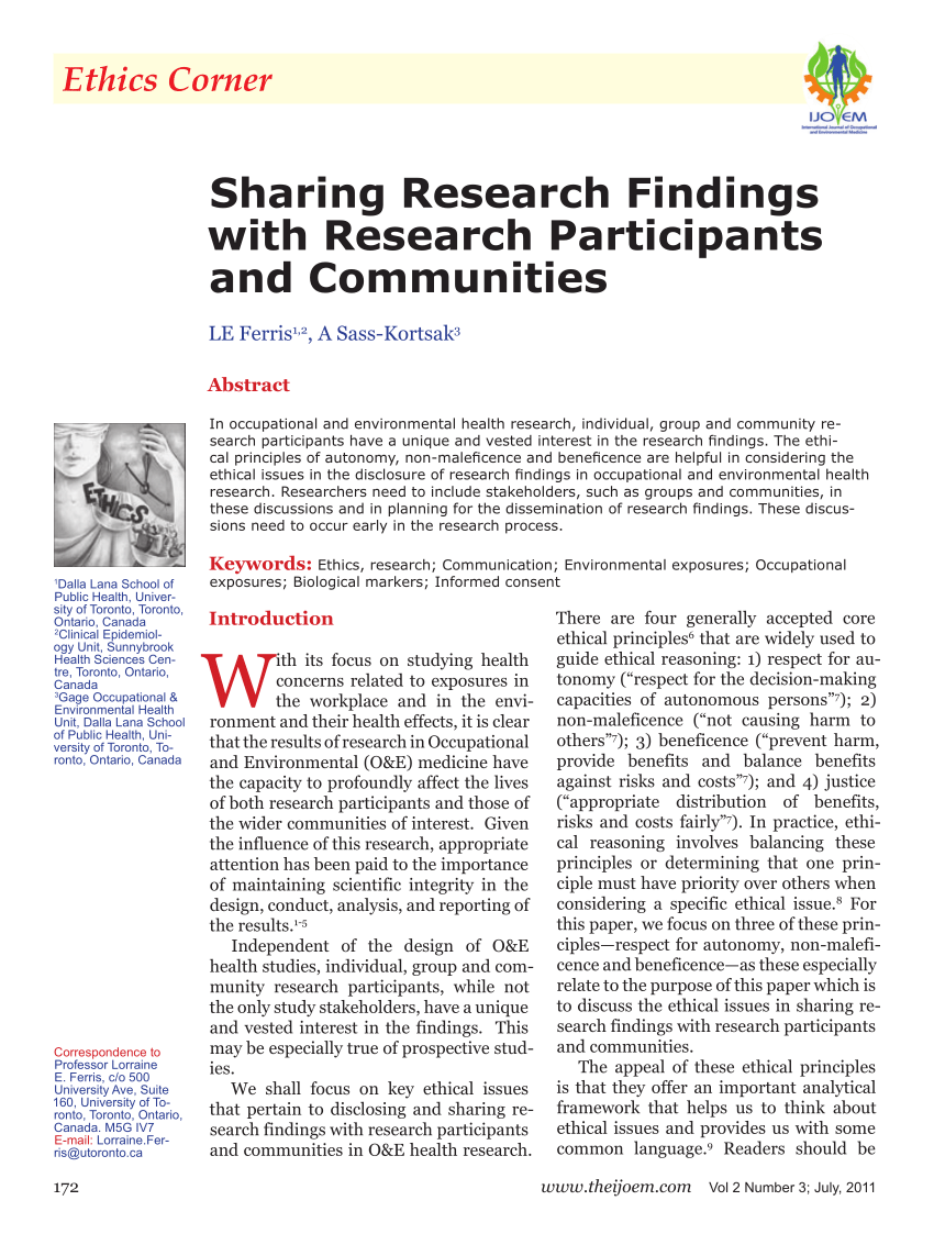 share research articles