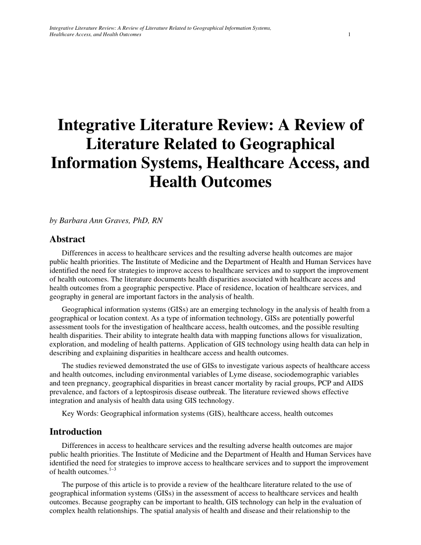 writing integrative literature reviews guidelines and examples pdf
