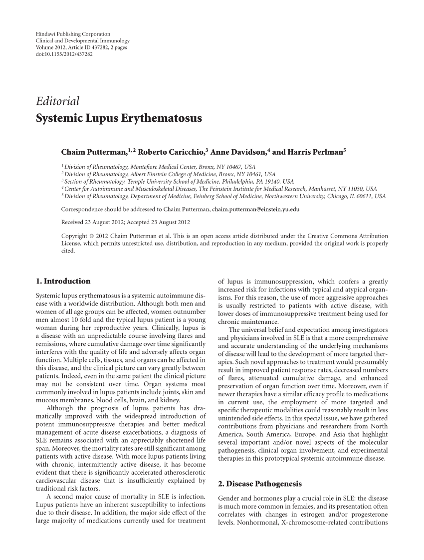 lupus research paper