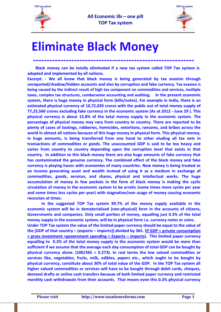 Pdf Black Money - 