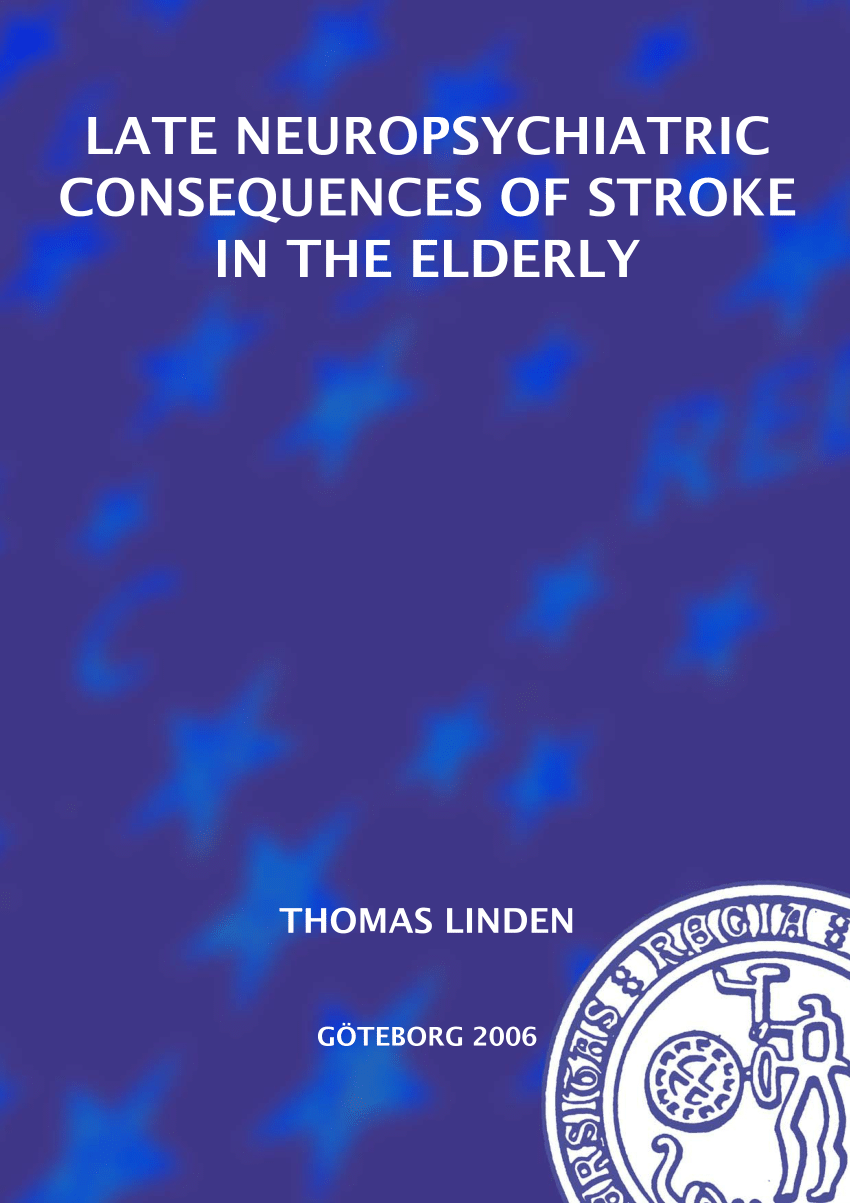 PDF) Late Neuropsychiatric Consequences of Stroke in the Elderly