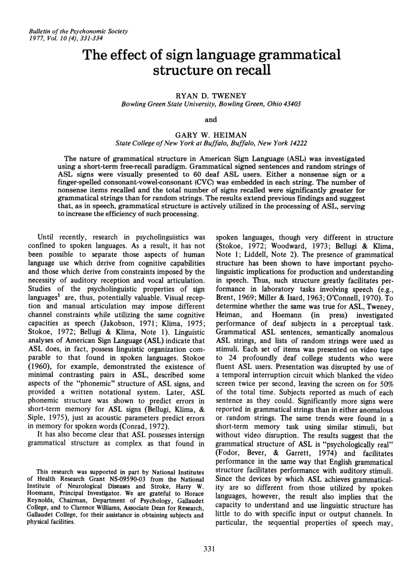 pdf-the-effect-of-sign-language-grammatical-structure-on-recall