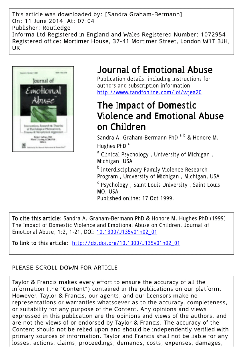 case study of emotional abuse