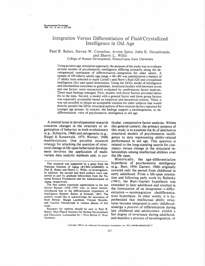 PDF Integration versus differentiation of fluid crytallized