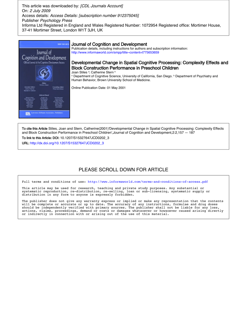 PDF Developmental Change in Young Children s Spatial Grouping