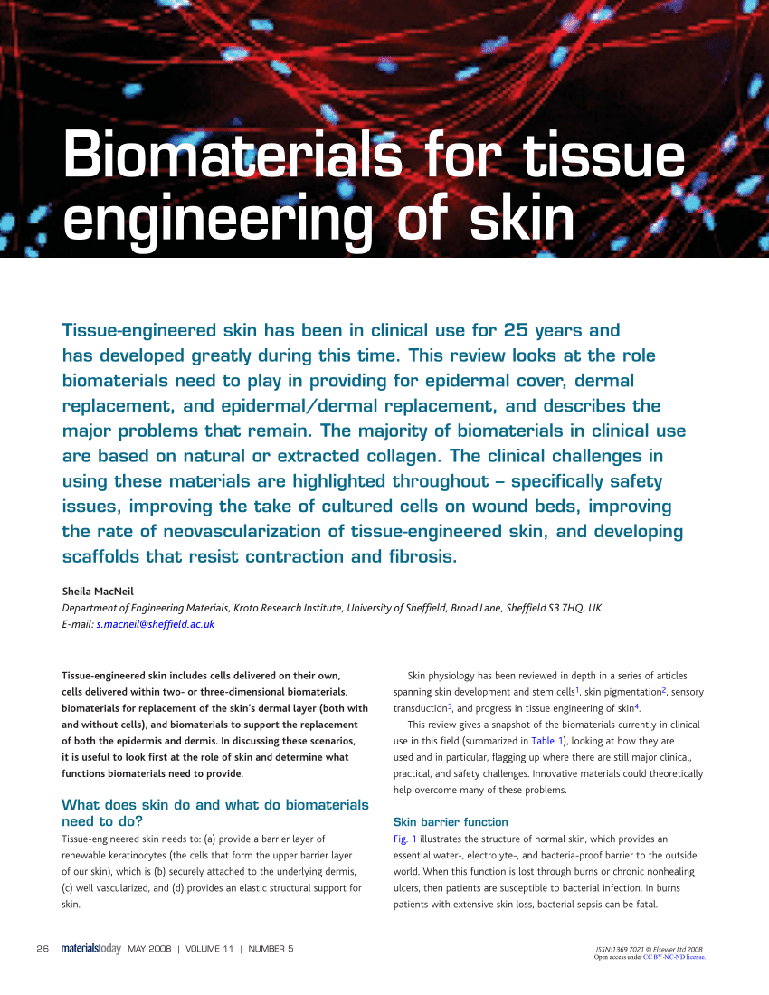 thesis tissue engineering biomaterials