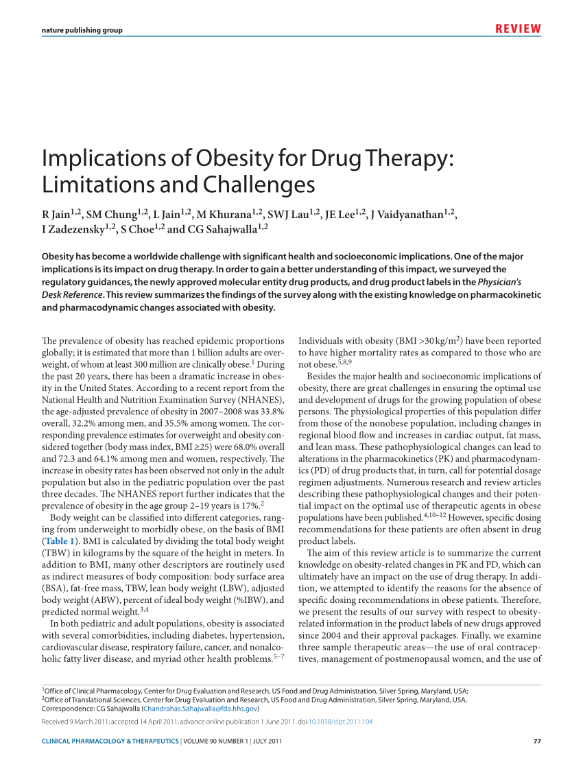 limitations in obesity research