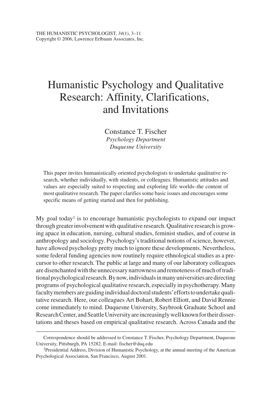 psychology qualitative dissertation