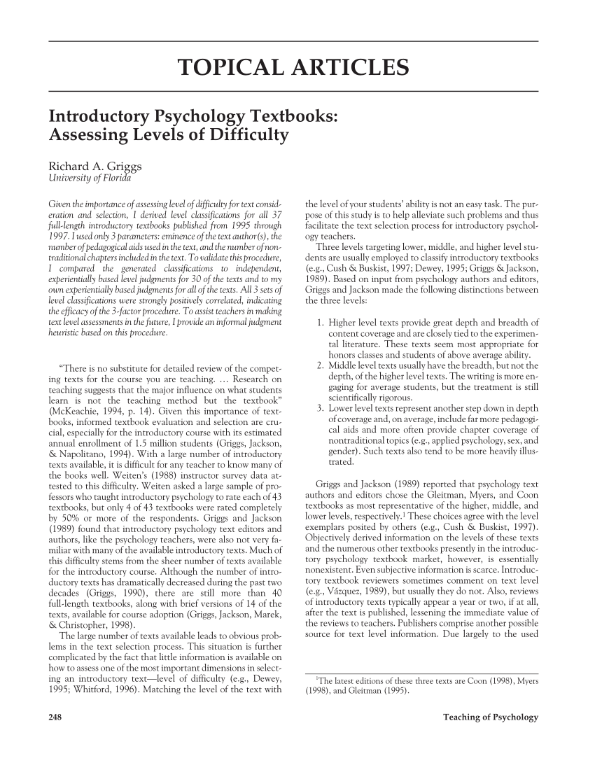 understanding psychology by feldman free download pdf