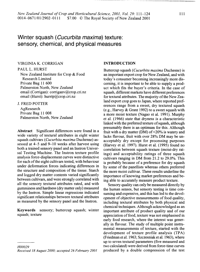 research study about squash pdf