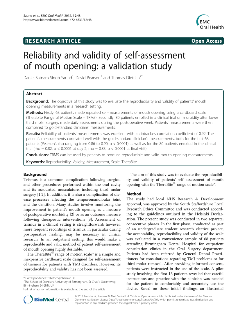 validity and reliability in assessment pdf
