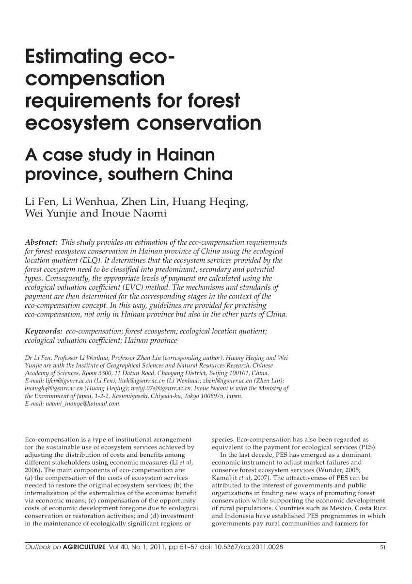 case study of forest ecosystem