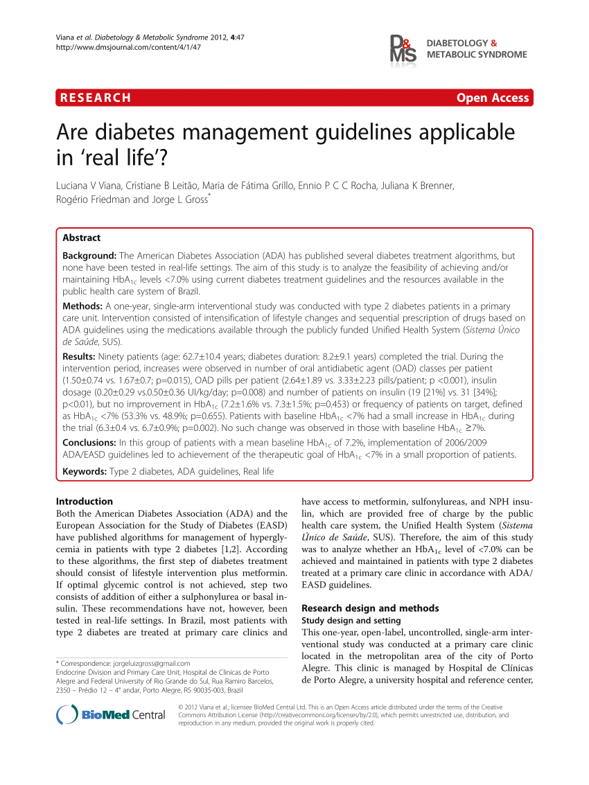 diabetes management thesis