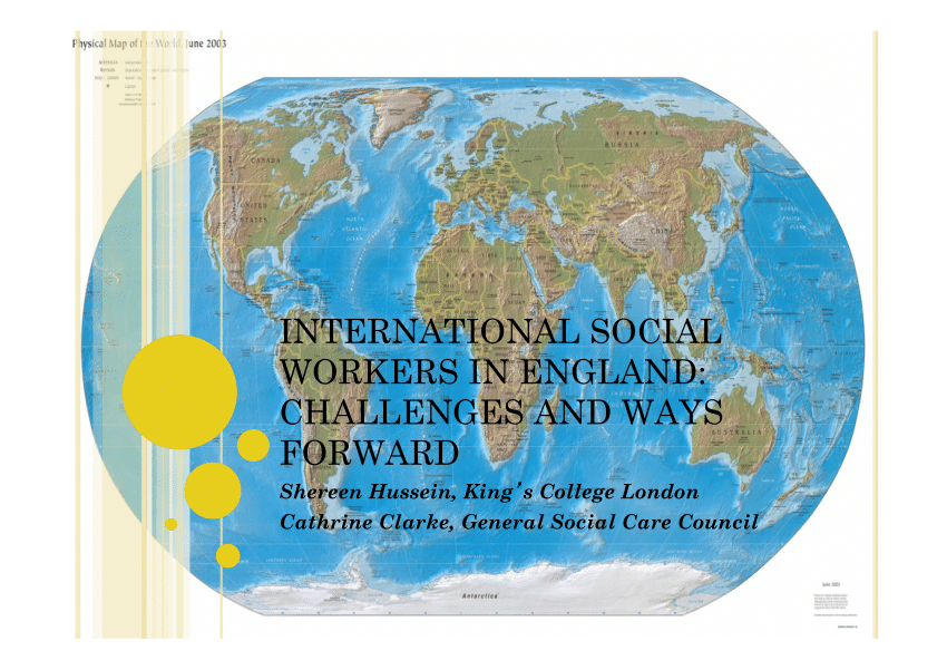 PDF) 'International social workers in England: Challenges and ways forward