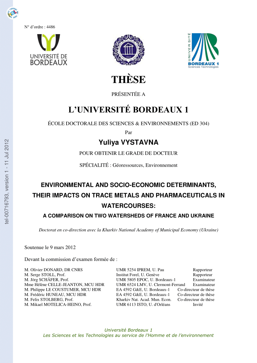 Environmental economics phd thesis