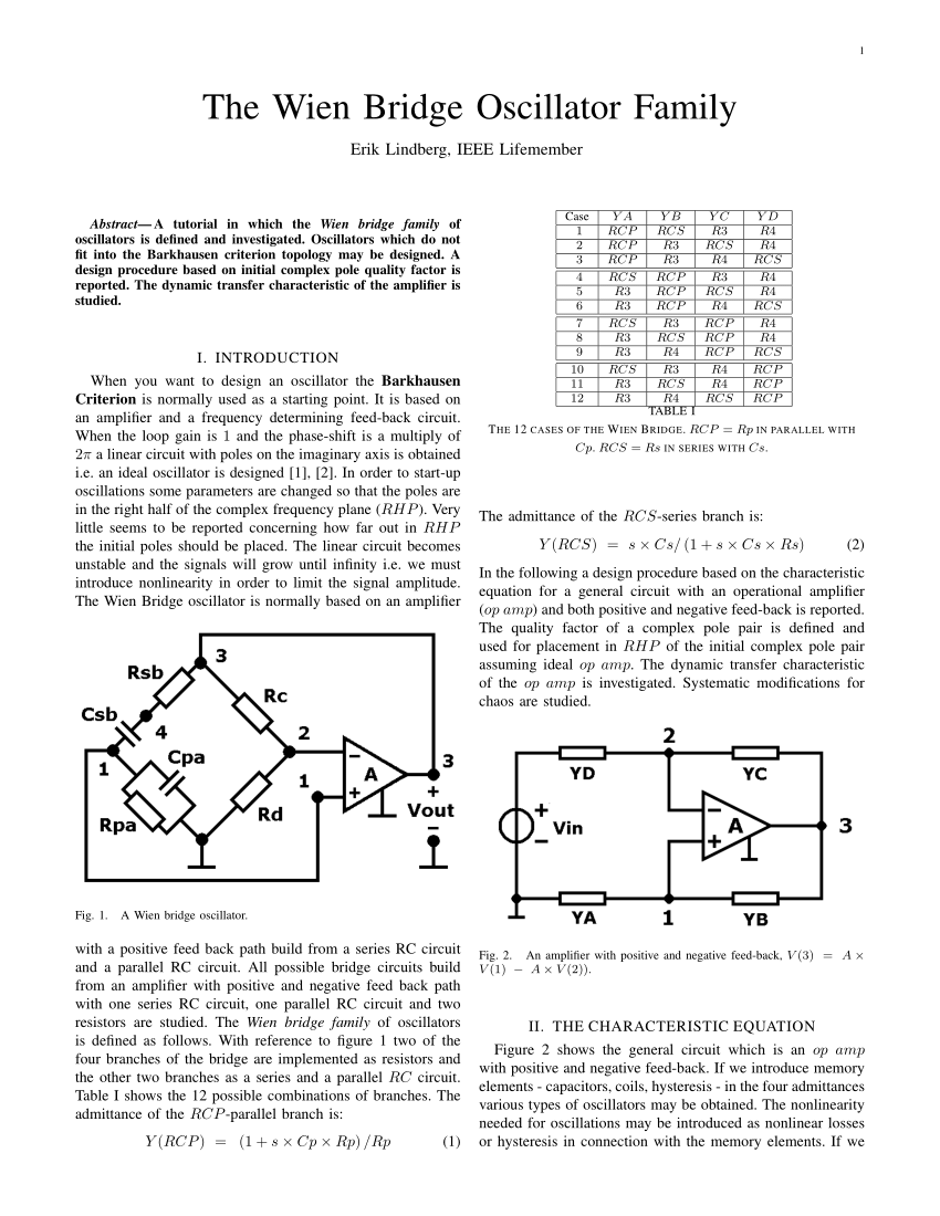 wien bridge experiment pdf