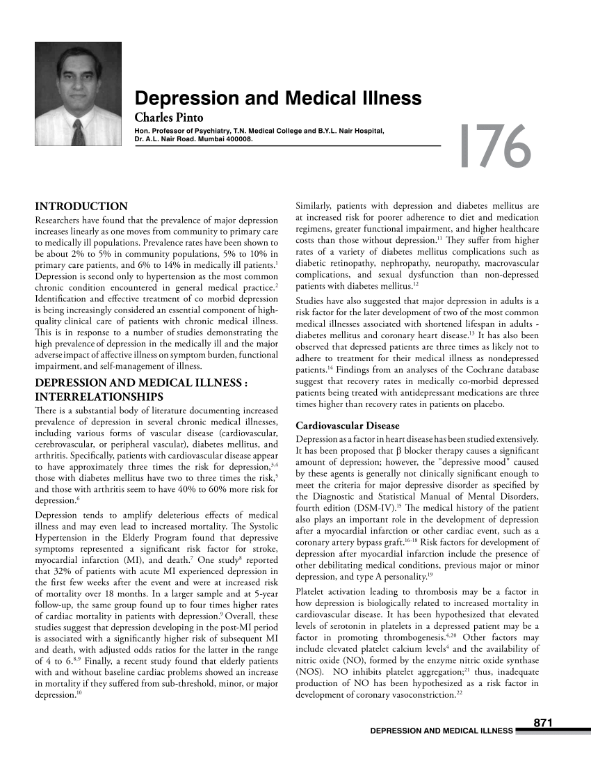 medical research study depression