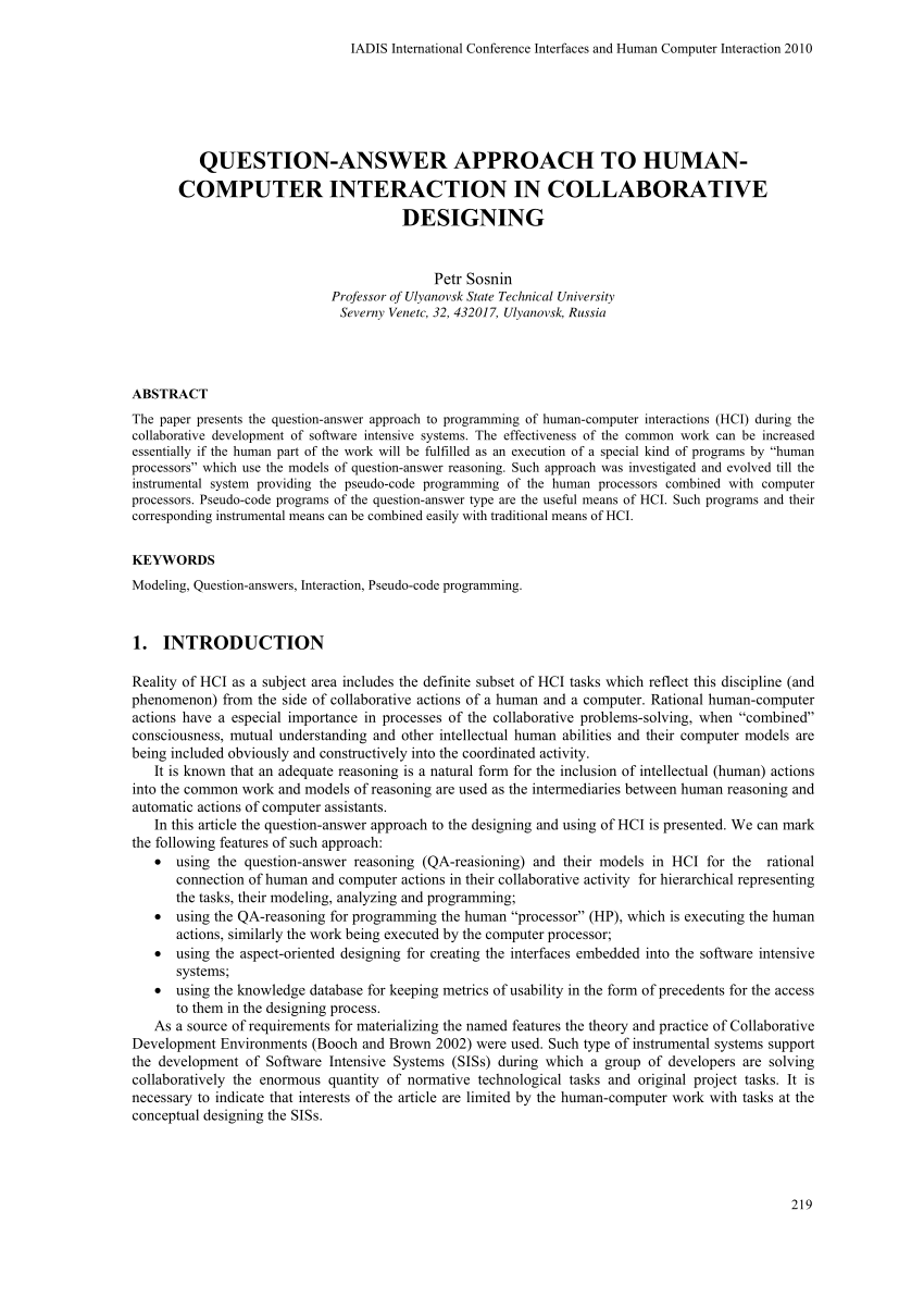 Research Papers in Computer Science