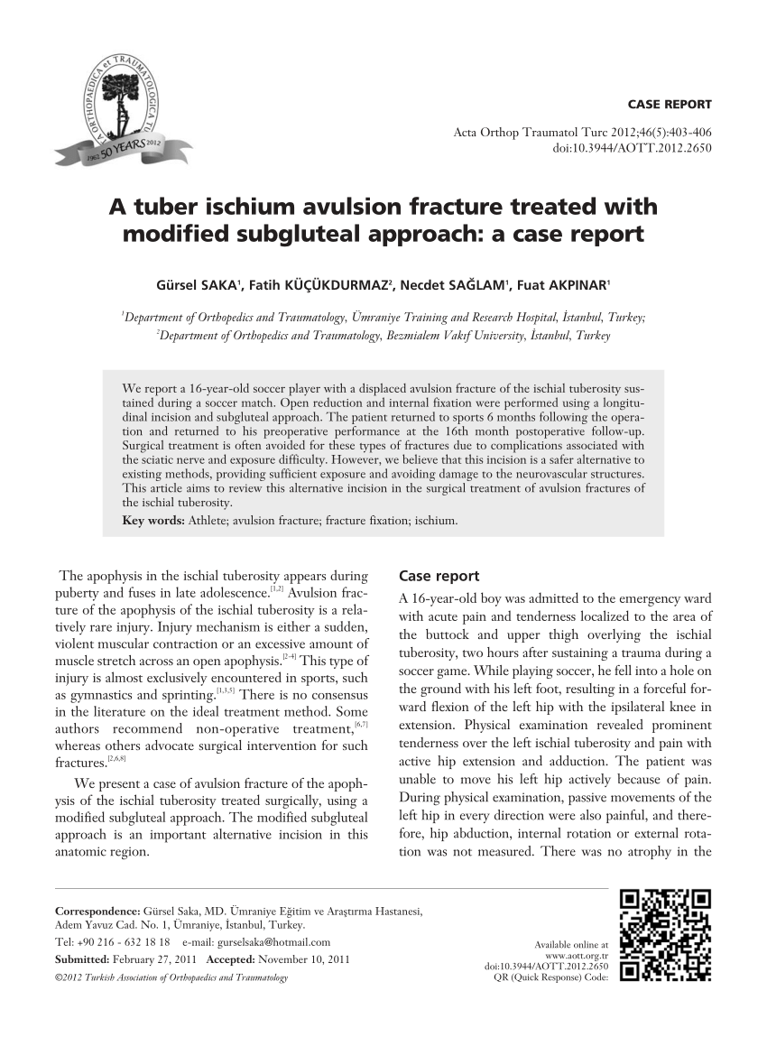 Acute Proximal Hamstring Tendon Avulsions