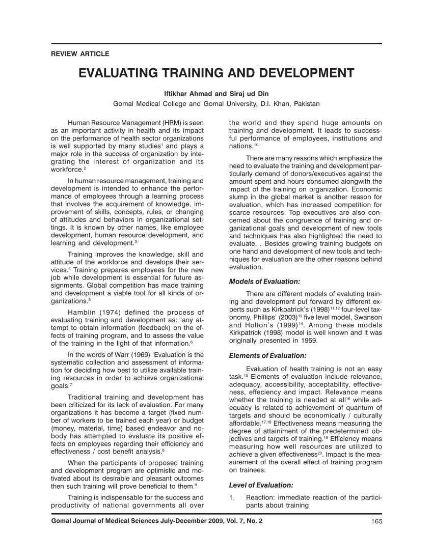 research training and development pdf