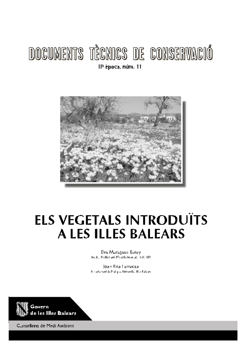 Logro contacto Armstrong PDF) Els vegetals introduïts a les Illes Balears