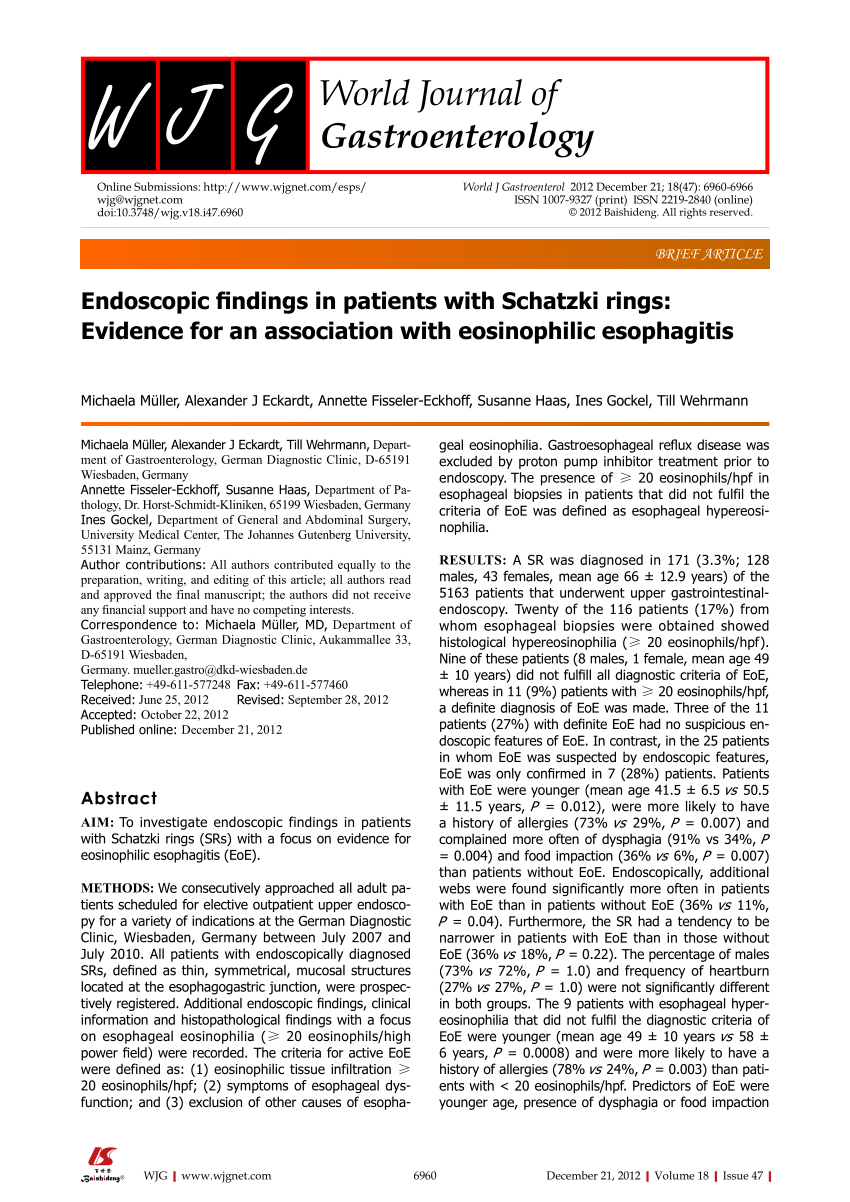 Eosinophilic Esophagitis - Practical Gastroenterology