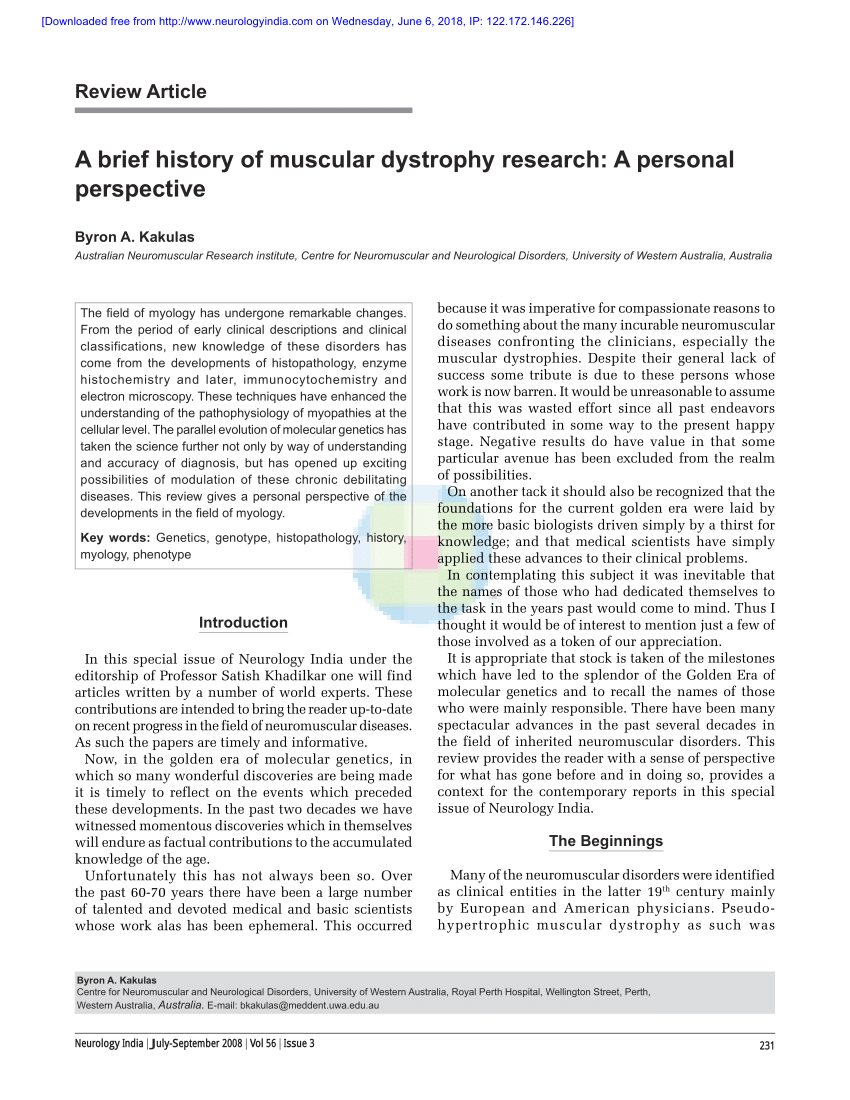 research paper on muscular dystrophy