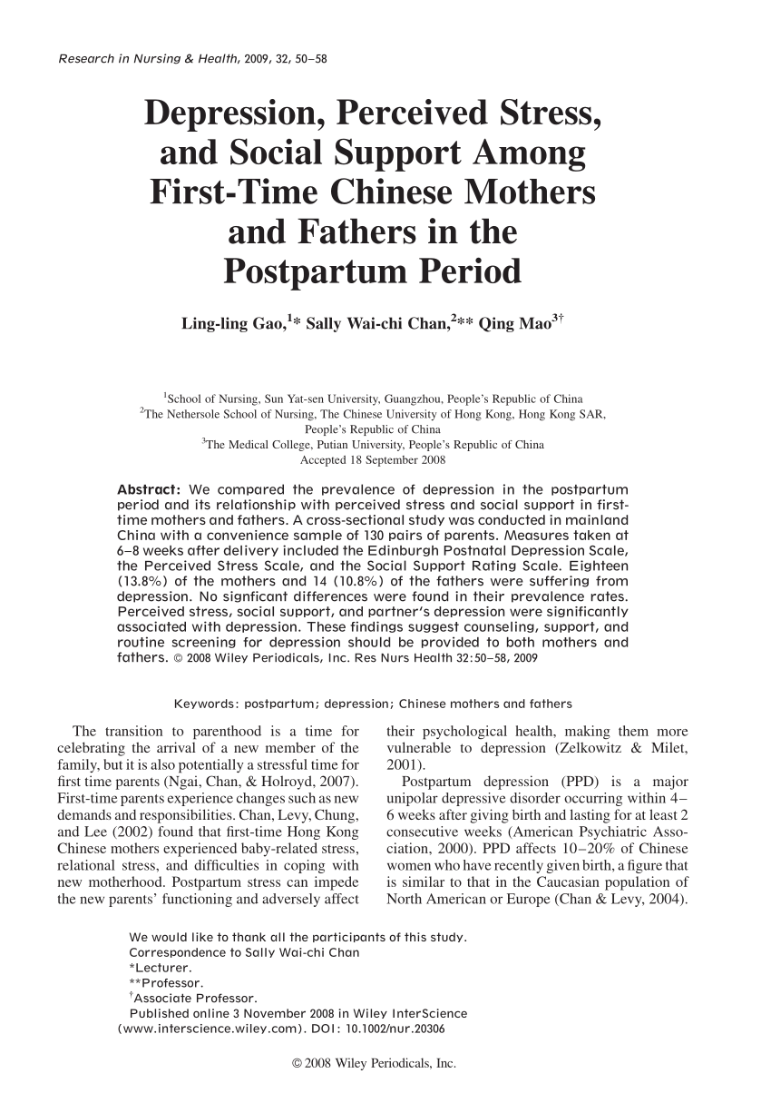 postpartum depression in asian cultures a literature review
