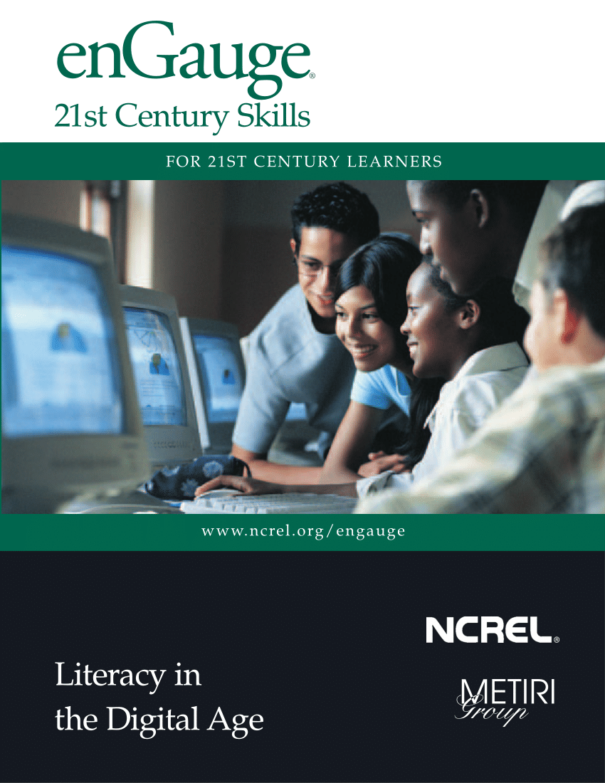Pdf Engauge 21st Century Skills Digital Literacies For A Digital Age