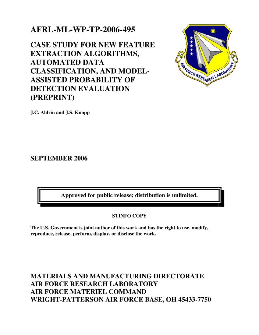 case study feature extraction