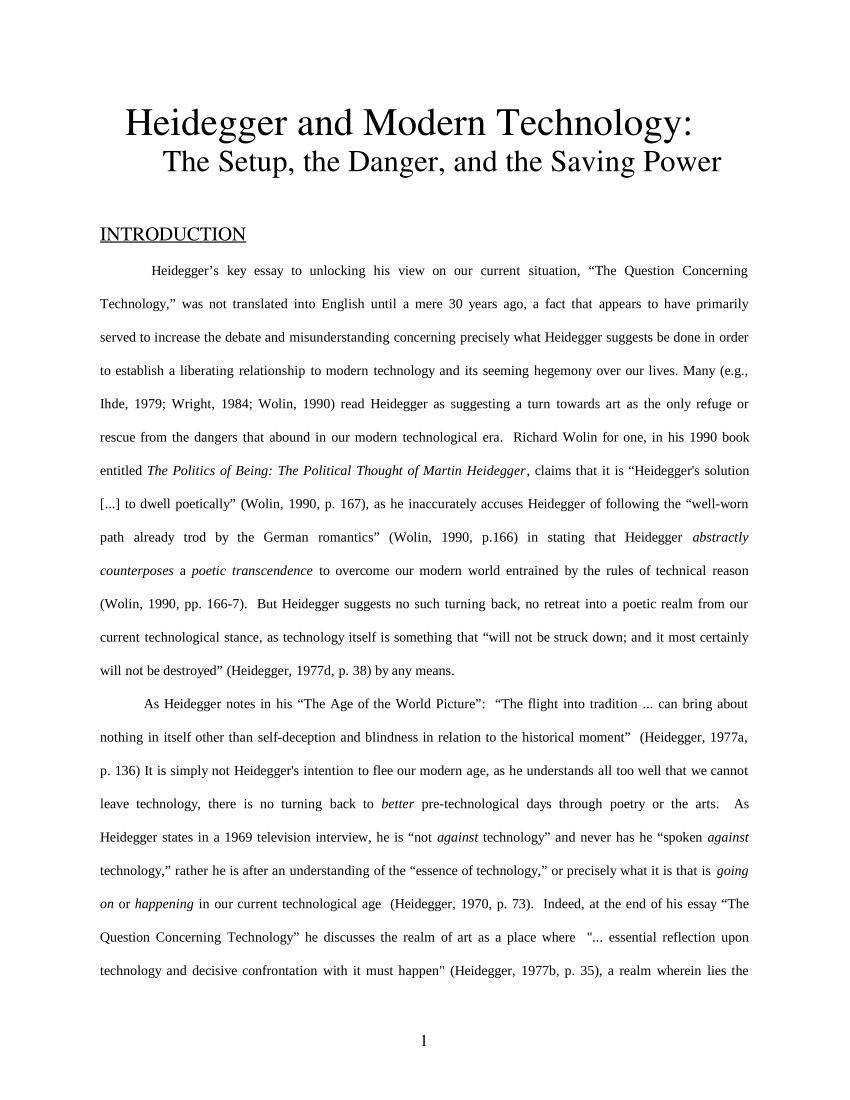 essay on modern technology pdf