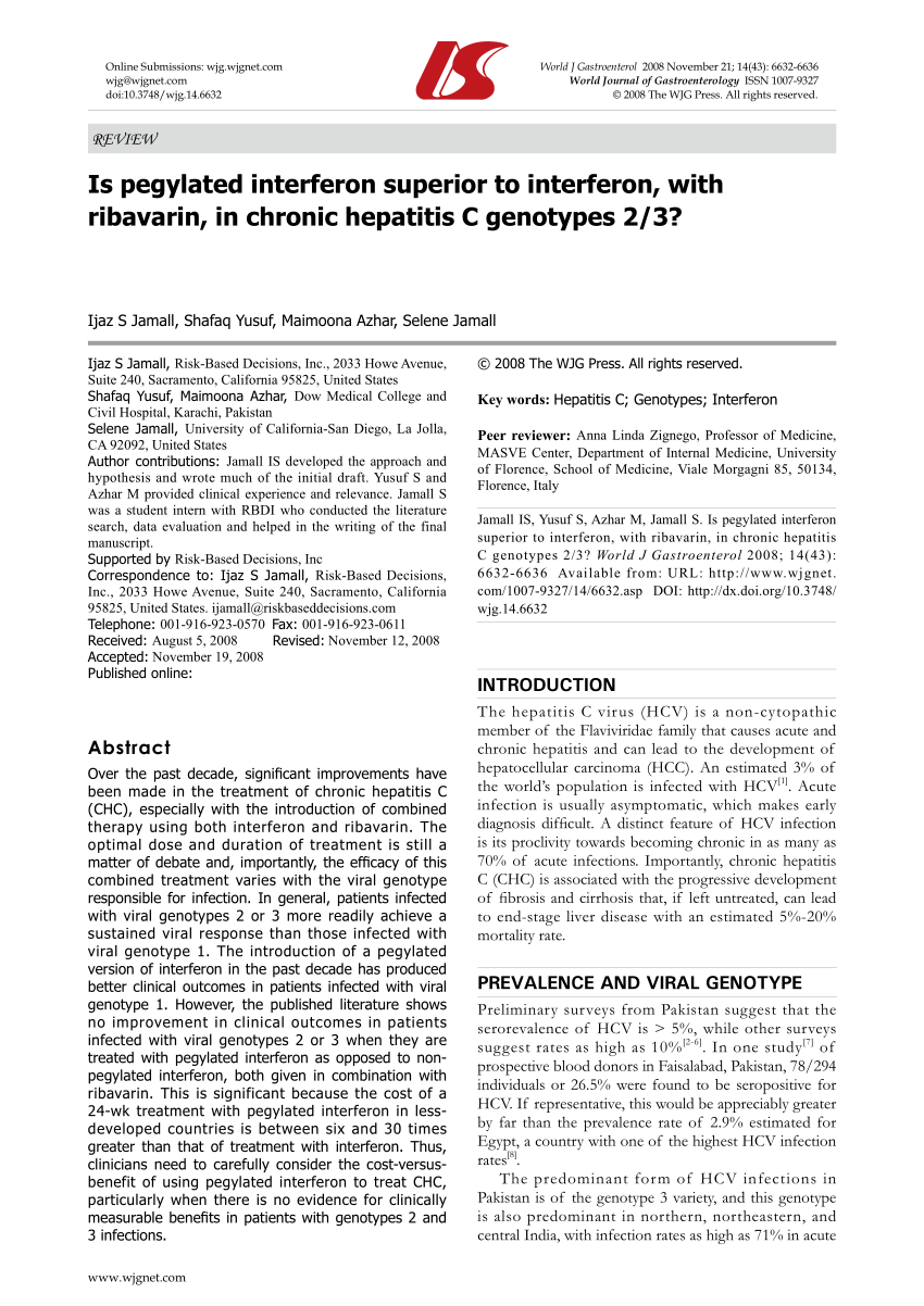 Peginterferon alfa-2b PegIntron - Treatment - Hepatitis C Online