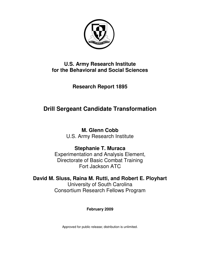 drill sergeant handbook 2020 pdf