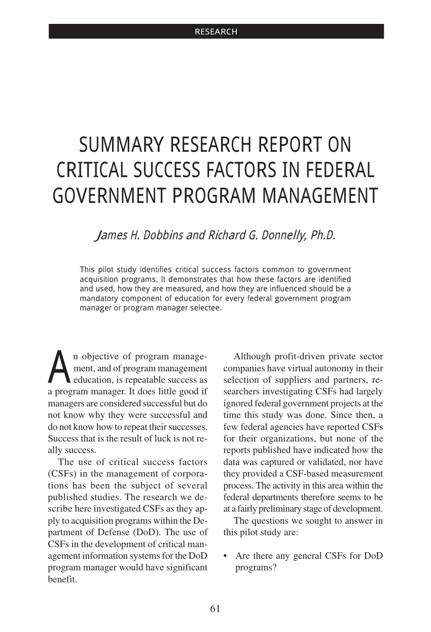 government issues research paper