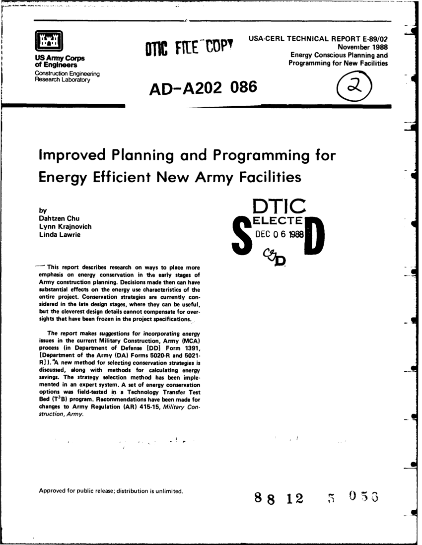 Pdf Improved Planning And Programming For Energy Efficient
