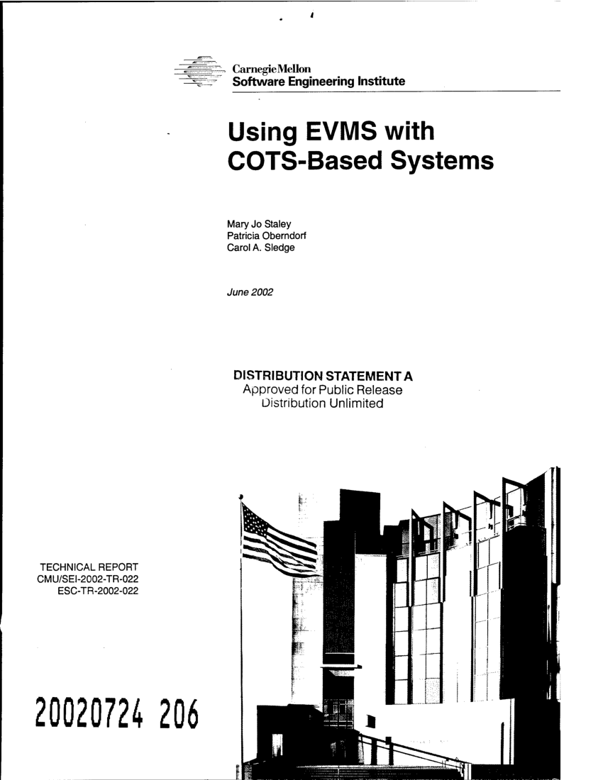 (PDF) Using EVMS with COTSbased systems