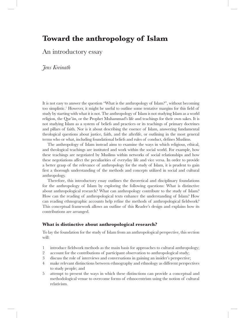 an essay about islam