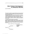 literature review on new product development