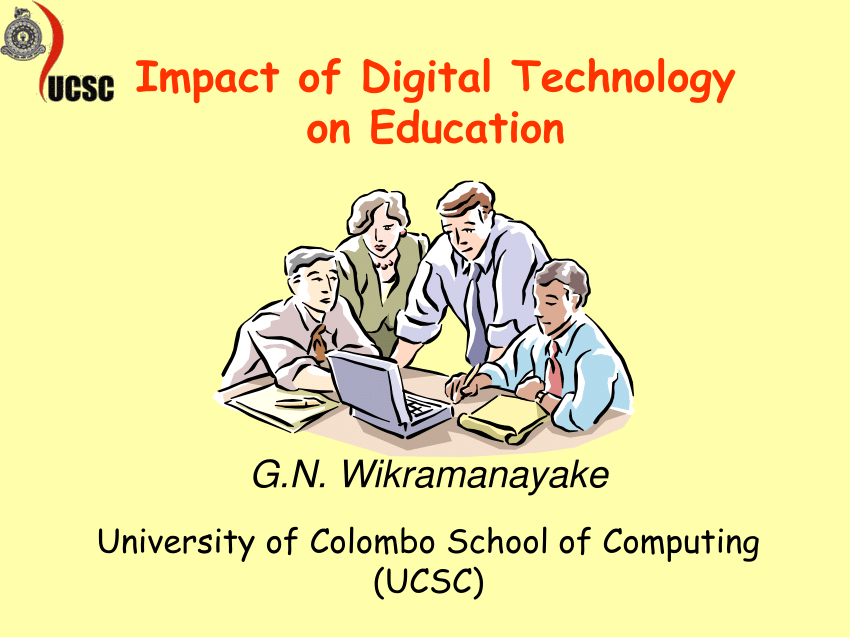 impact of digital technology on education research paper