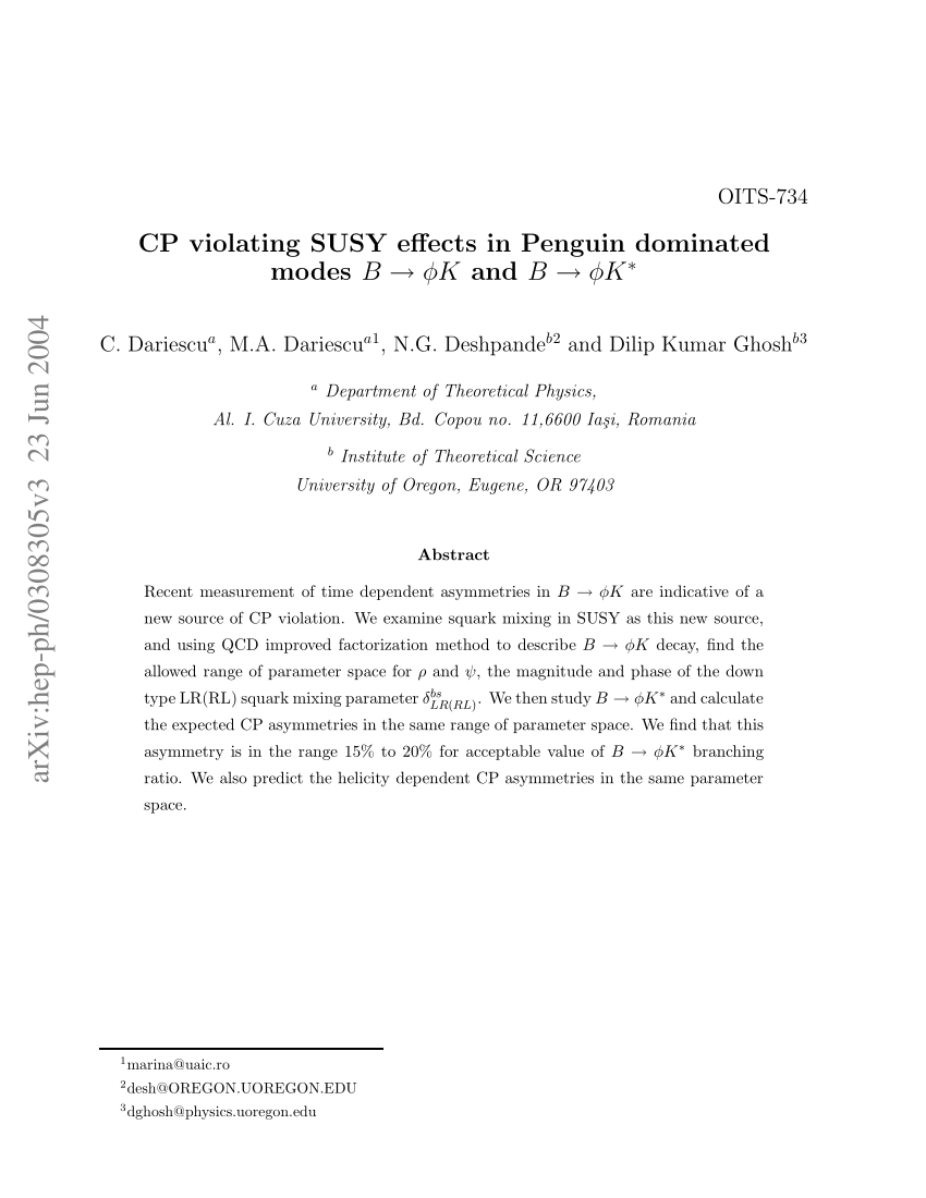 Pdf Cp Violating Supersymmetry Effects In The Penguin Dominated Modes B Fk And B K