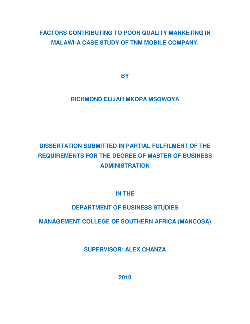 Phd thesis in finance management