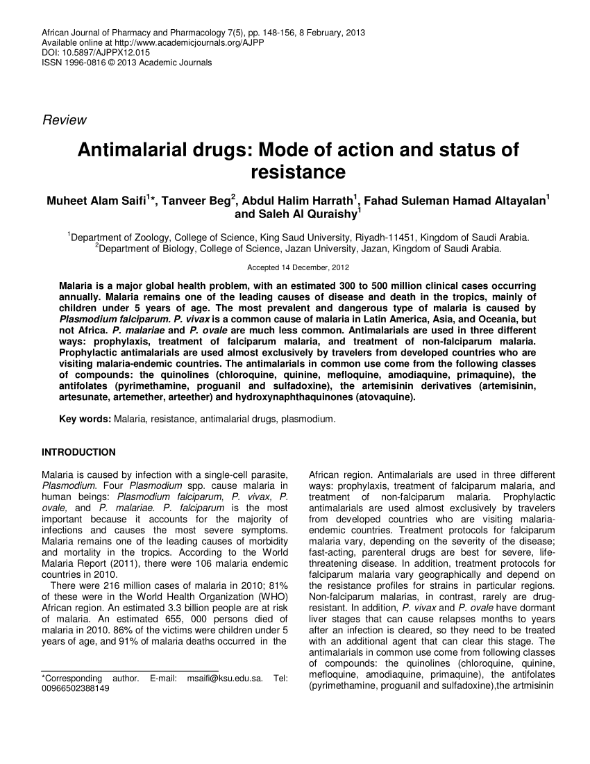 drugs research paper pdf