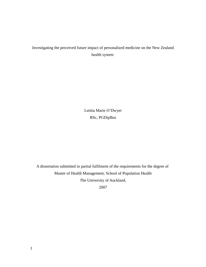 masters dissertation nz