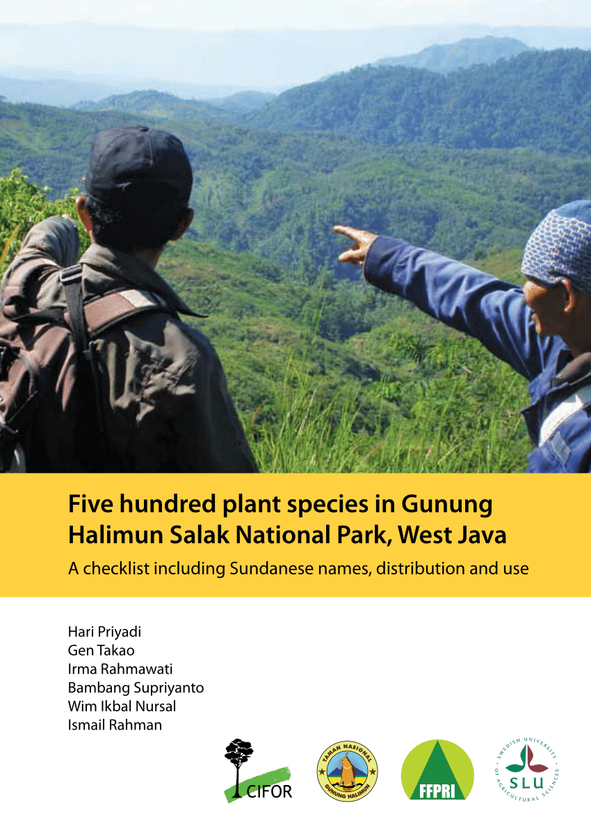 Pdf Five Hundred Plant Species In Gunung Halimun Salak