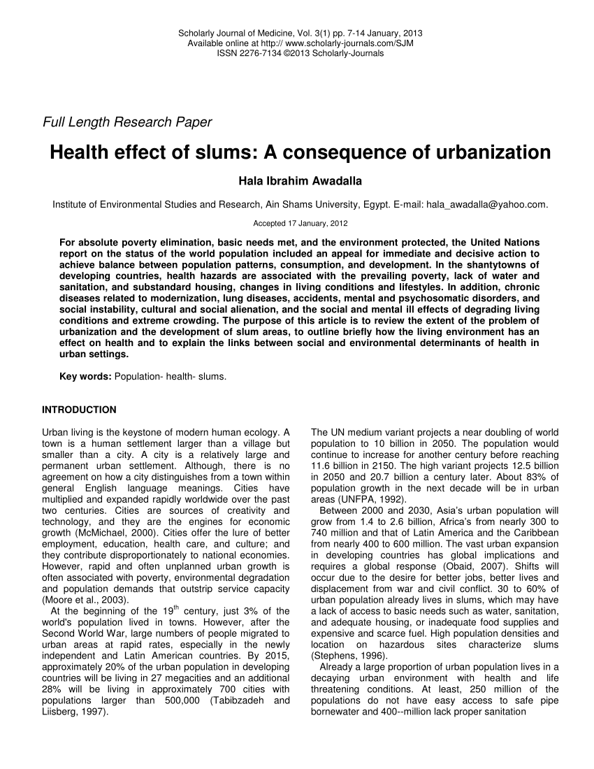 research paper on slums pdf