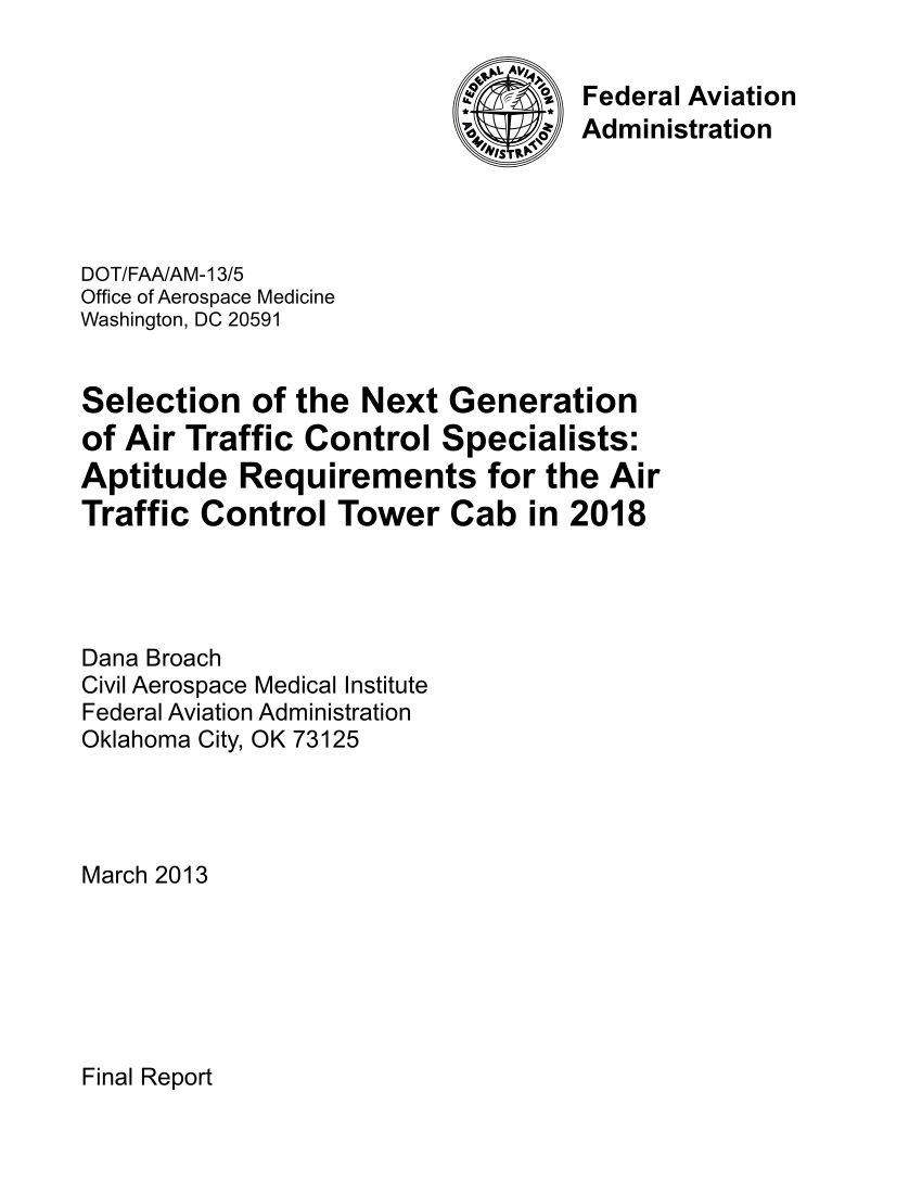 pdf-selection-of-the-next-generation-of-air-traffic-control-specialists-aptitude-requirements